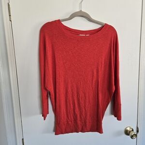 St. Tropez Dolman Top Women's M Red
